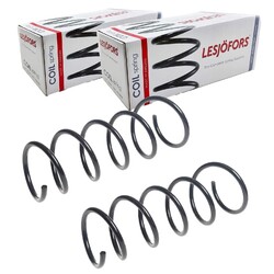 2X LESJÖFORS FAHRWERKSFEDERN VORNE PASSEND FÜR DACIA DUSTER LINKS+RECHTS