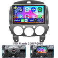 9'' 4+64GB Android 13 Autoradio GPS WIFI Navi Carplay Für Mazda 2 2007-2014 +Kam