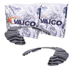 2X VAICO SPRITZBLECH BREMSSCHEIBE VORNE LINKS RECHTS passend für BMW X3 X4