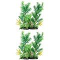  2 PCS Aquariumpflanzen Deko Kunstpflanzen Künstliche Gefälschte Für