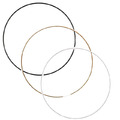 Metallring schwarz weiß gold 20 30 40 cm Deko beschichtet Metall Ring Hoops