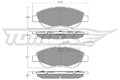 TOMEX Brakes Bremsbelagsatz, Scheibenbremse TX 12-50 für ALFA ROMEO