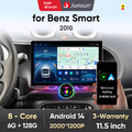 Android 13 Autoradio Für Mercedes Benz Smart Forfour Fortwo 453 DAB+ GPS NAVI BT