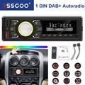 DAB+ Autoradio RDS AM FM 2x USB Freisprecheinrichtung SD AUX IN 1 DIN Bluetooth