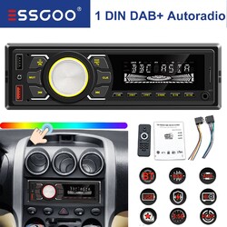 DAB+ Autoradio RDS AM FM 2x USB Freisprecheinrichtung SD AUX IN 1 DIN Bluetooth