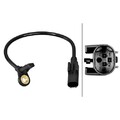 1x Sensor, Raddrehzahl HELLA 6PU 358 217-021 passend für MERCEDES-BENZ