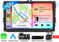 CAM+DVR+DAB+VWX7 9" Android 14 Autoradio GPS Navi CarPlay DSP Für VW Golf Passat