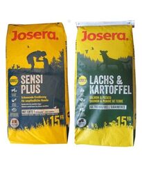 15kg Josera Nature Lachs & Kartoffel + 15kg Josera SensiPlus Hundefutter