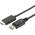 Digitus DisplayPort / HDMI Adapterkabel DisplayPort Stecker, HDMI-A Stecker 2...