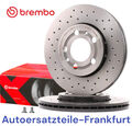 2x BREMBO XTRA LINE Bremsscheiben VW GOLF 4 POLO  AUDI A1 A2 A3 SKODA SEAT VORNE