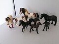 8 Pferde von Schleich Fohlen, Tinker, Stute, Dressurpferde...