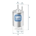 UFI Kraftstofffilter 31.958.00 für AUDI SEAT