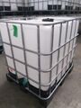 1000 Liter. IBC Container, Wassertank, gebraucht, aus Lebensmittelverarbeitung