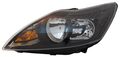 Scheinwerfer links für Ford Focus MK2 Facelift 2008- Halogen H1 H7 Schwarz LWR