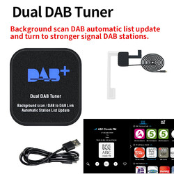 DAB+ Antenne für Android Autoradio mit USB Adapter GPS Stereo DAB Empfänger Play