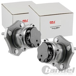 2X NTY RADLAGER-SATZ HINTEN BEIDSEITIG PASSEND FÜR NISSAN EVALIA NV200