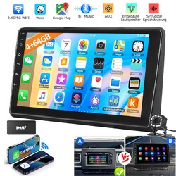 4+64G +DAB Android 15 GPS Navi Autoradio GPS carplay Für Renault Master III Opel