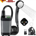 Camping Dusche Hundedusche Gartendusche Elektrische Duschpumpe Set 6000mAh Akku