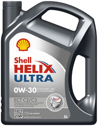 Shell Helix Ultra ECT C2/C3 0W-30 5 Liter 550042371