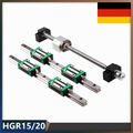 HGR15 HGR20 Linearführung + Linearwagen Block + SFU1605 Kugelumlaufspindel CNC
