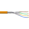 Cat 7 SFTP LAN Verlegekabel 10 Gigabit Netzwerkkabel AWG 23 Kupfer LSOH Orange