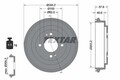 2x Bremstrommel Hinterachse für HYUNDAI KIA ACCENT III Stufenheck i10 I II i20