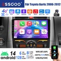 6+128G DAB+ Autoradio Kamera Für Toyota Auris 2006-2012 8-Kern Android14 Carplay