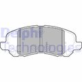 DELPHI LP2038 Bremsbelagsatz, Scheibenbremse für CHRYSLER DODGE JEEP LANCIA