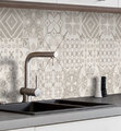 Küchenrückwand selbstklebend Mosaik beige Spritzschutz Folie