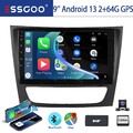 Android 13 DAB+ Autoradio Für Mercedes Benz CLS E-Class W211 GPS NAVI KAM 2+64GB