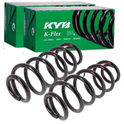 2X KYB K-FLEX FAHRWERKSFEDERN VORNE PASSEND FÜR AUDI A6 LINKS+RECHTS