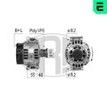 1x Generator ERA 210059A passend für MERCEDES-BENZ EVOBUS
