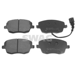1x ORIGINAL® Swag 30 91 6998 Bremsbelagsatz, Scheibenbremse Vorne, inkl.
