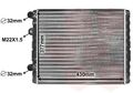 Van Wezel 58002129 Kühler, Motorkühlung für SEAT VW