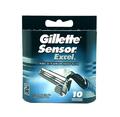 10 Gillette Sensor Excel Klingen Rasierklingen  Klingen NEU/OVP