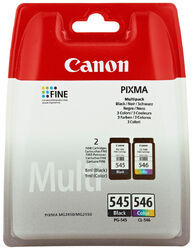 Original Canon TINTE PATRONEN PG-545 + CL-546 XL PIXMA MG2550 MG2555 MX494 MX495Deutscher Fachhändler | Schnelle Lieferzeiten