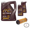FEBI BILSTEIN Ölfilter 7L MANNOL Extreme 5W-40 für BMW 5er Touring G31 540i