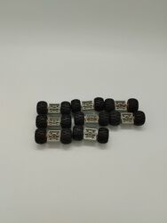 Lego ® 8x Ballon Reifen Räder mit Achsen Space grau 122c01 122c01assy4