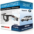 Für BMW 2er Gran Tourer 14- AUTO HAK Anhängerkupplung starr + 13polig E-Satz neu