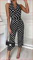 Neuer eleganter Neckholder Anzug Overall Jumpsuit  Gr. XL 42/44 eventuelle 46