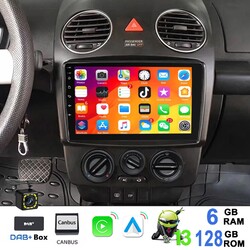 9" Android 128G Autoradio für VW Beetle 2001-2010 GPS Navi WIFI RDS mit Kam DAB+