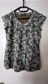 Zero Blusenshirt Bluse Gr. 34 khaki Blumen Blüten NEU