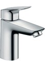 HANSGROHE 71100000 Einhebel-Waschtischmischer 100 LOGIS DN 15 mit Zugstangen-Abl