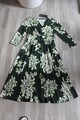 ZERO Kleid Damenkleid Gr. 36 Grün-weiß, neu