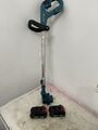 Terratek Akku-Strimmer elektrischer Grasstrimmer - ZWEI BATTERIEN - NEU!