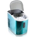 Eiswürfelbereiter IceMaker Eiswürfelmaschine Edelstahl Design Blau B-Ware