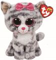 TY Beanie Baby Boo - Kiki Grey Cat - Plüschfigur ca. 15 cm NEU & OVP !