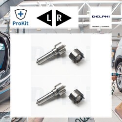 2x ORIGINAL® Delphi Reparatursatz, Einspritzdüse für Renault CLIO III CLIO II