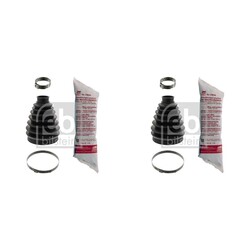 2X FEBI ACHSMANSCHETTEN SATZ RADSEITIG VORNE passend für ABARTH GRANDE ALFA MITO