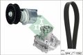 INA (529 0161 31) Wasserpumpe + Keilrippenriemensatz für AUDI VW